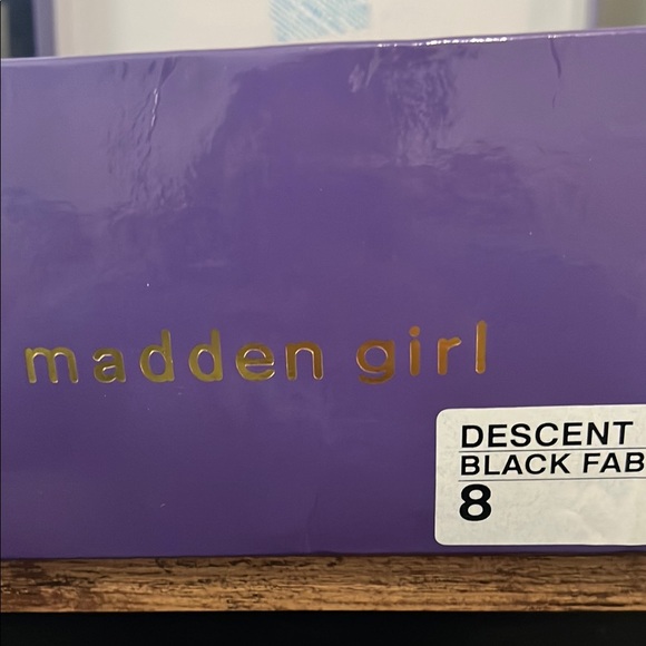 Madden Girl Black Ankle Booties with Fringe - Picture 2 of 8